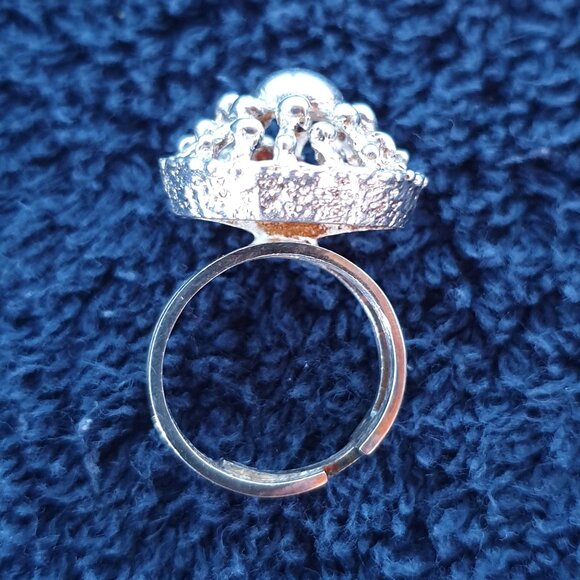 Vintage 1960s Atomic Burst Brutalist Ring by Alpo Kustaa Tammi, Finland - Picture 8 of 14